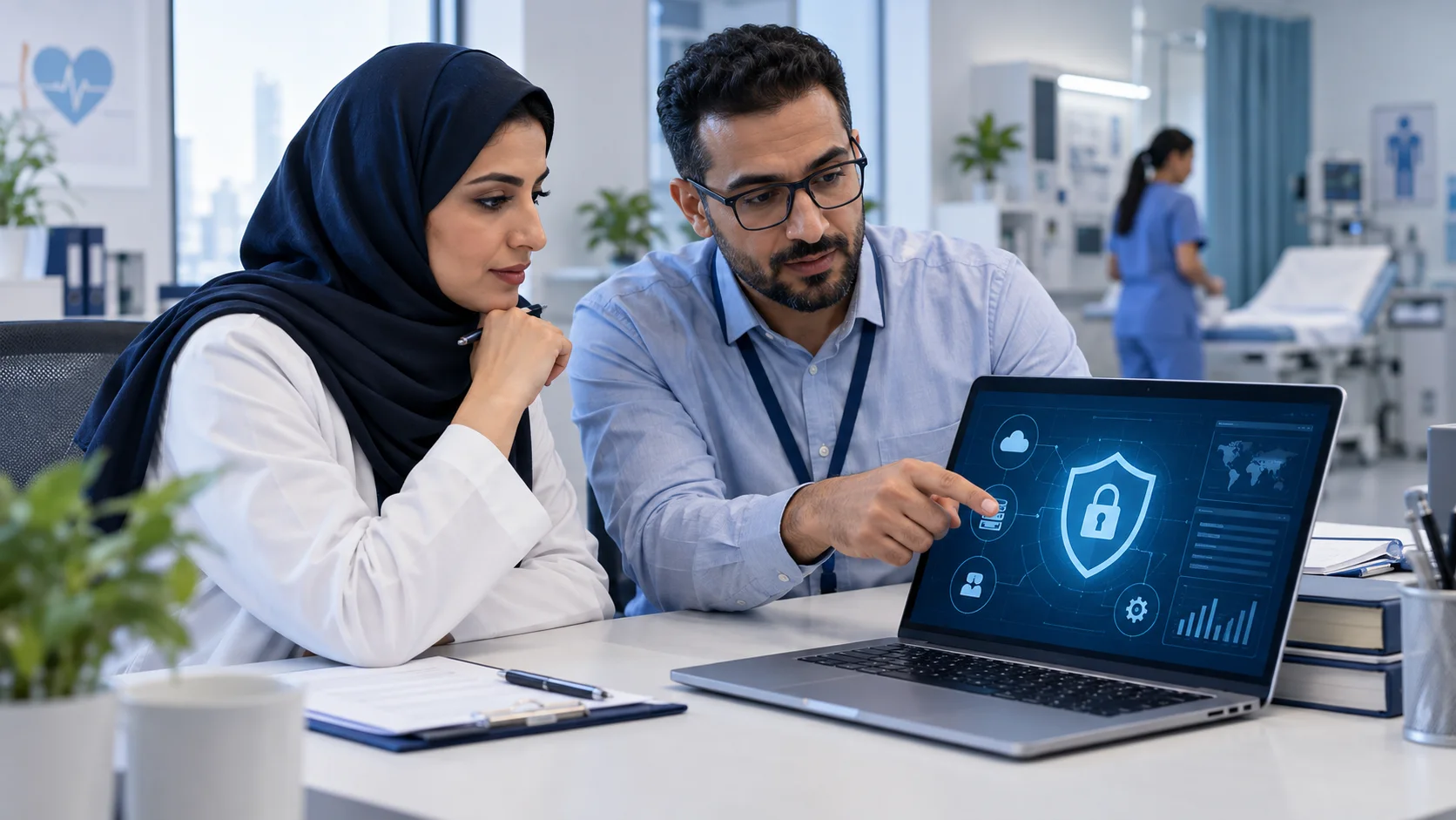 أمن بيانات المرضى: دليل مختصر للعيادات